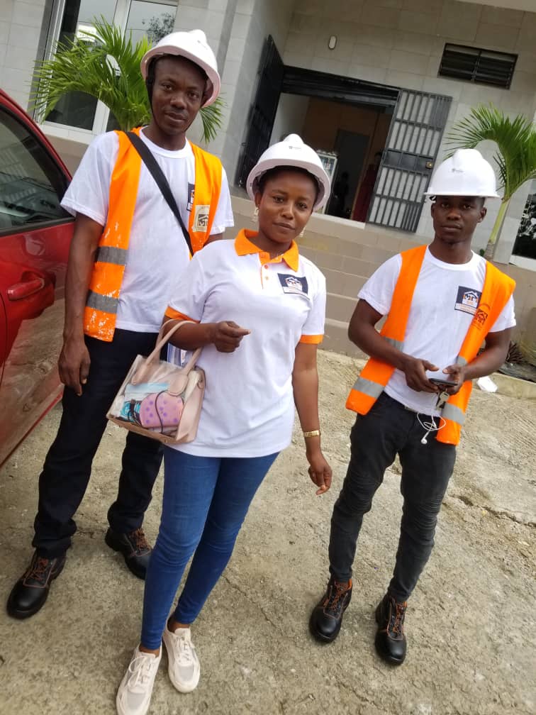 Équipe SIC AFRIQUE SARL sur un chantier